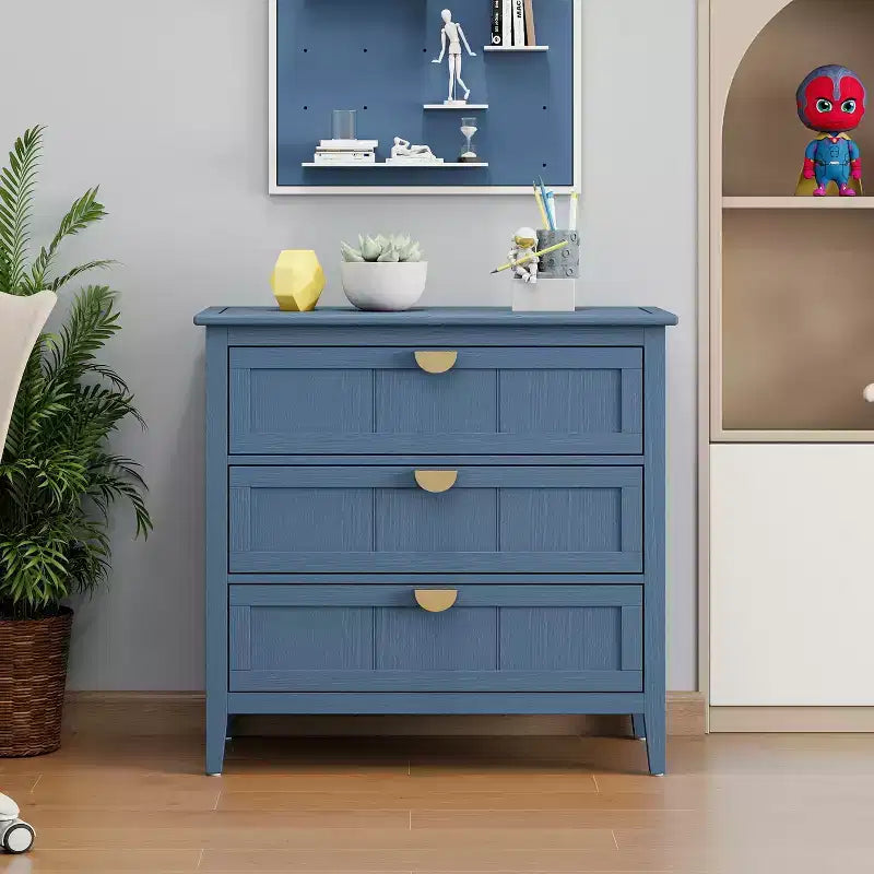Meuble de rangement en bois de 31,5 po avec 3 tiroirs