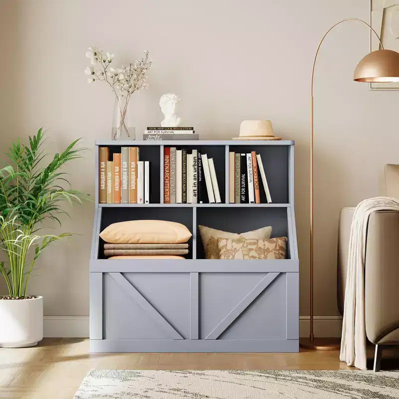 Étagère à livres et rangement pour enfants pour salle de jeux, chambre, crèche et garderie