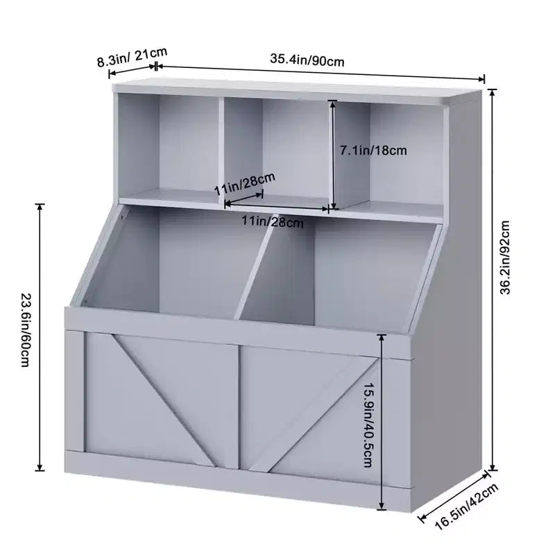 Étagère à livres et rangement pour enfants pour salle de jeux, chambre, crèche et garderie