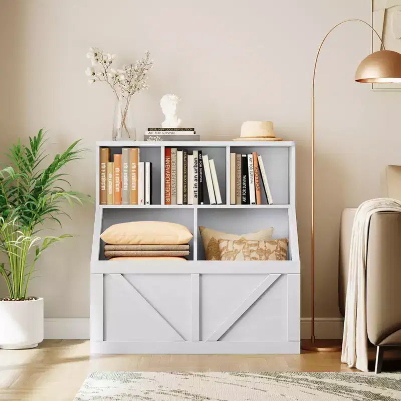 Étagère à livres et rangement pour enfants pour salle de jeux, chambre, crèche et garderie