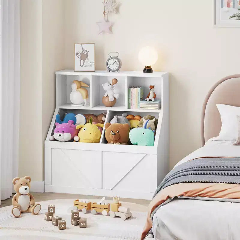 Étagère à livres et rangement pour enfants pour salle de jeux, chambre, crèche et garderie