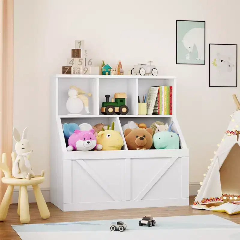Étagère à livres et rangement pour enfants pour salle de jeux, chambre, crèche et garderie