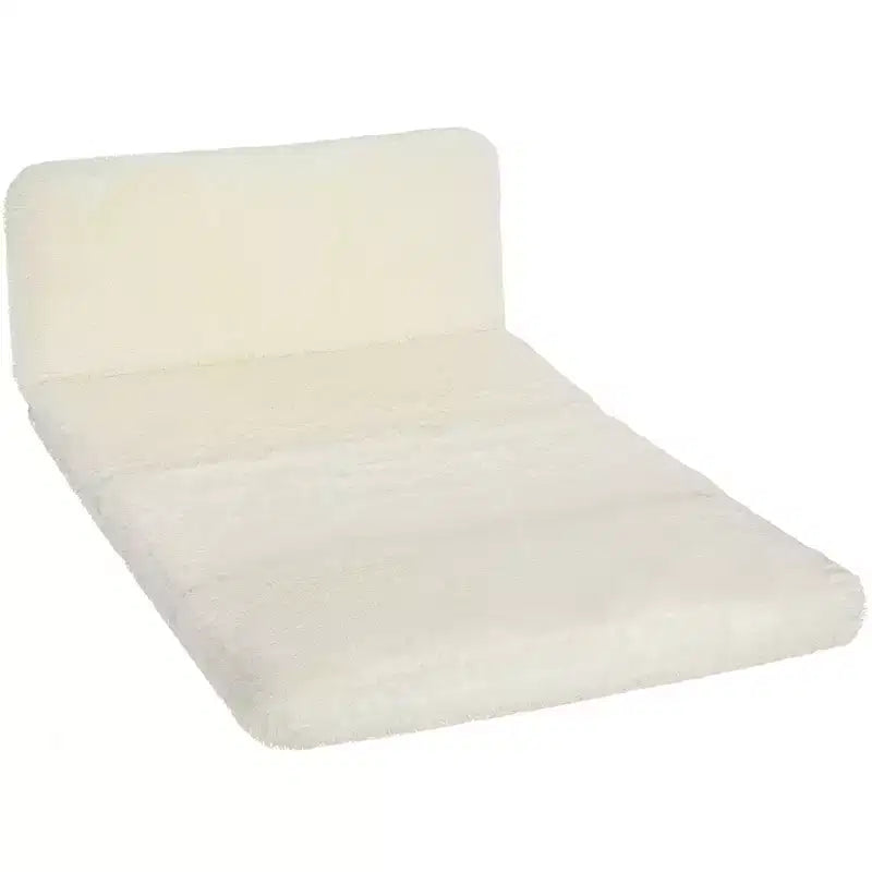 Pouf-lit contemporain en forme de haricot, matelas de sol pliable large et moelleux, canapé-lit mural garni de mousse