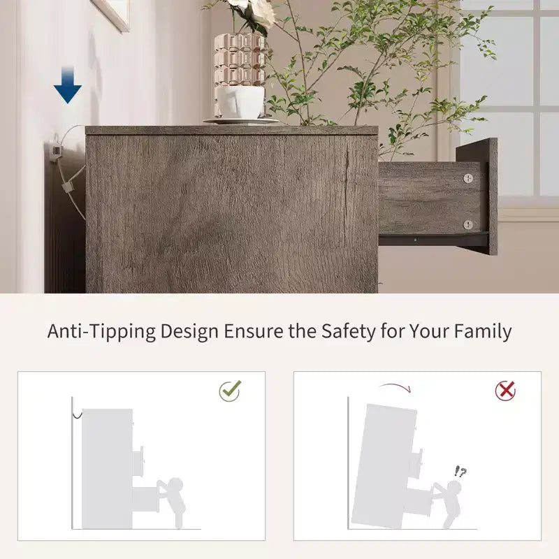Commode 12 tiroirs pour chambre à coucher, commode en bois de 155 cm de large avec poignées métalliques, commode meuble TV pour téléviseurs jusqu'à 65 pouces, organisateur de rangement pour vêtements