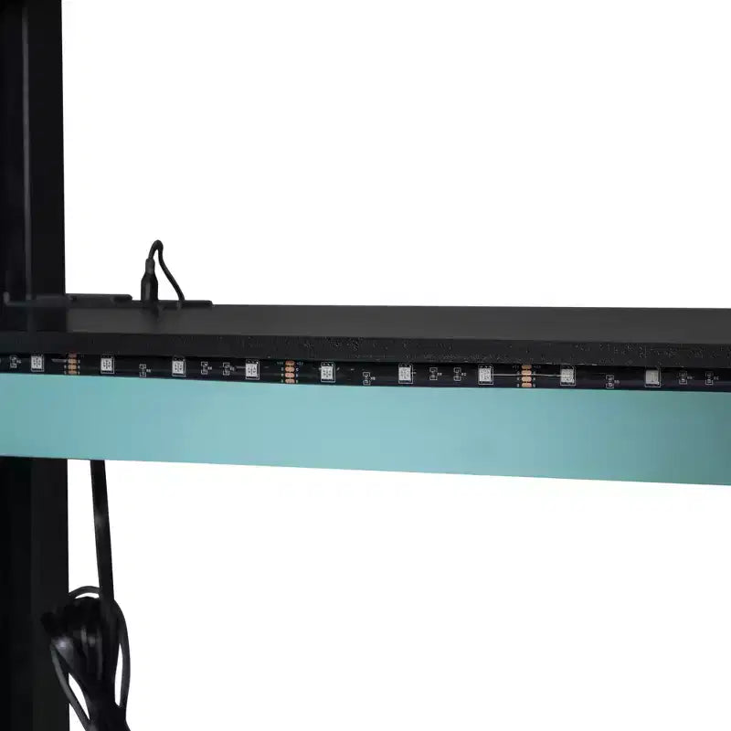 Lit mezzanine de jeu en bois pleine taille avec bureau et armoire, port USB et lumière LED pour chambre d'enfants, d'adolescents et d'adultes