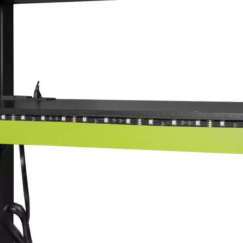 Lit mezzanine de jeu en bois pleine taille avec bureau et armoire, port USB et lumière LED pour chambre d'enfants, d'adolescents et d'adultes