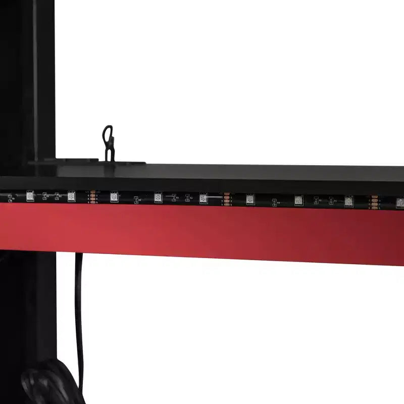 Lit mezzanine de jeu en bois pleine taille avec bureau et armoire, port USB et lumière LED pour chambre d'enfants, d'adolescents et d'adultes
