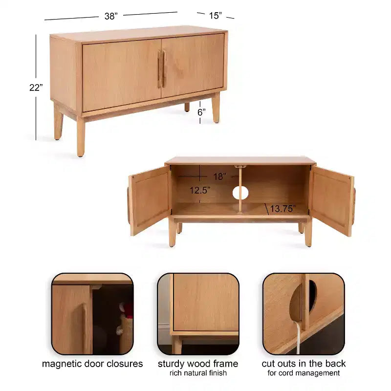 Meuble TV en bois
