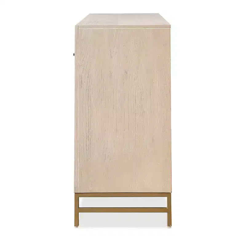 Commode Bohème 7 tiroirs Chêne