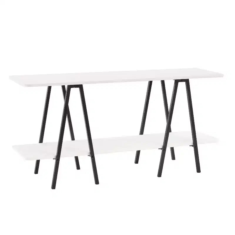 Table d'appoint moderne blanche