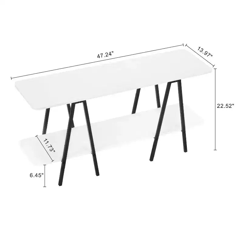 Table d'appoint moderne blanche