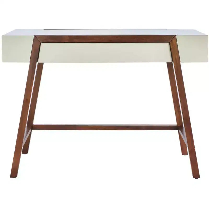 Marwood Desk - DSK5012 - White/Brown - Safavieh